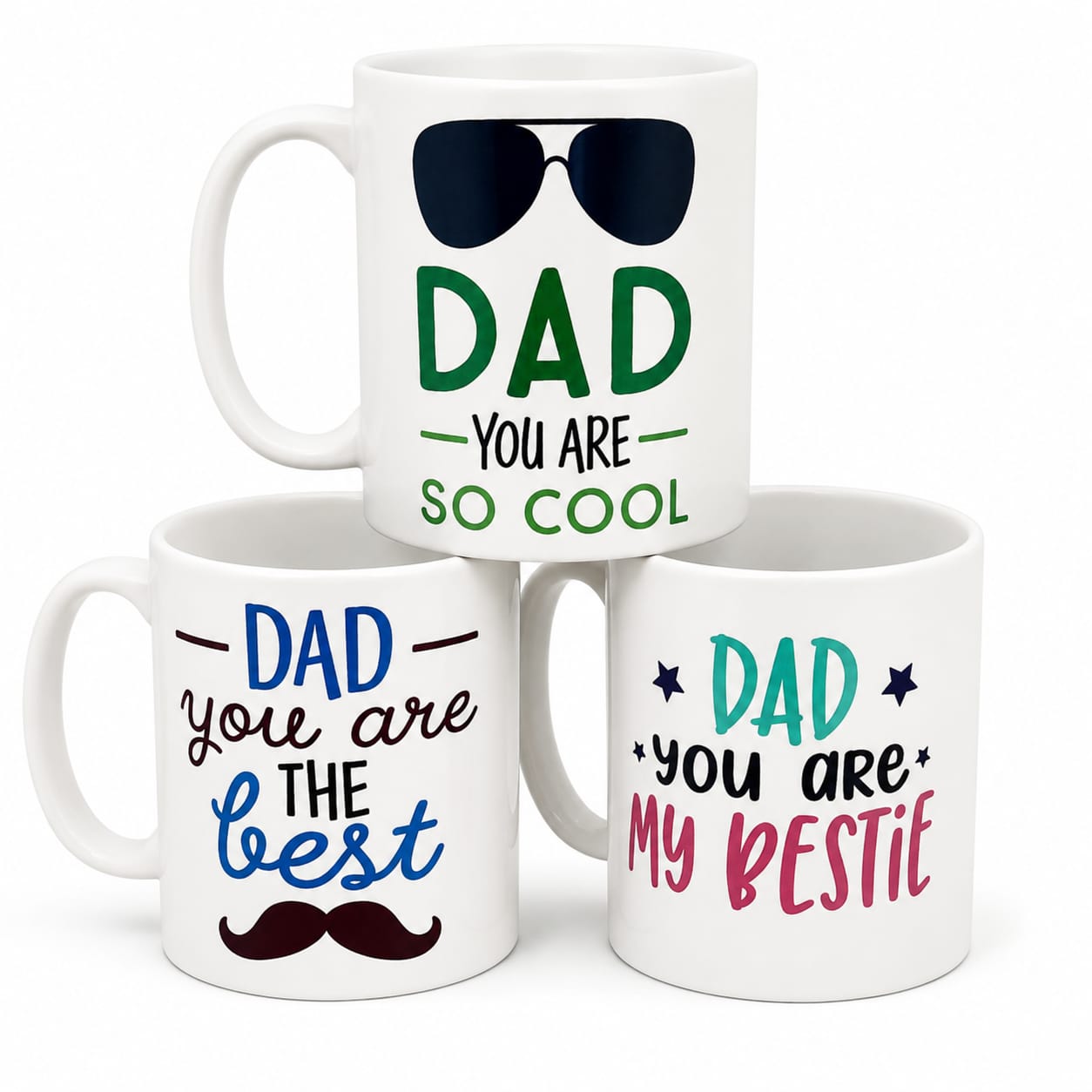 2 in 1 Mug Offer – Double Happiness! 🎁 Dad Special Combo Mug Offer ❤️