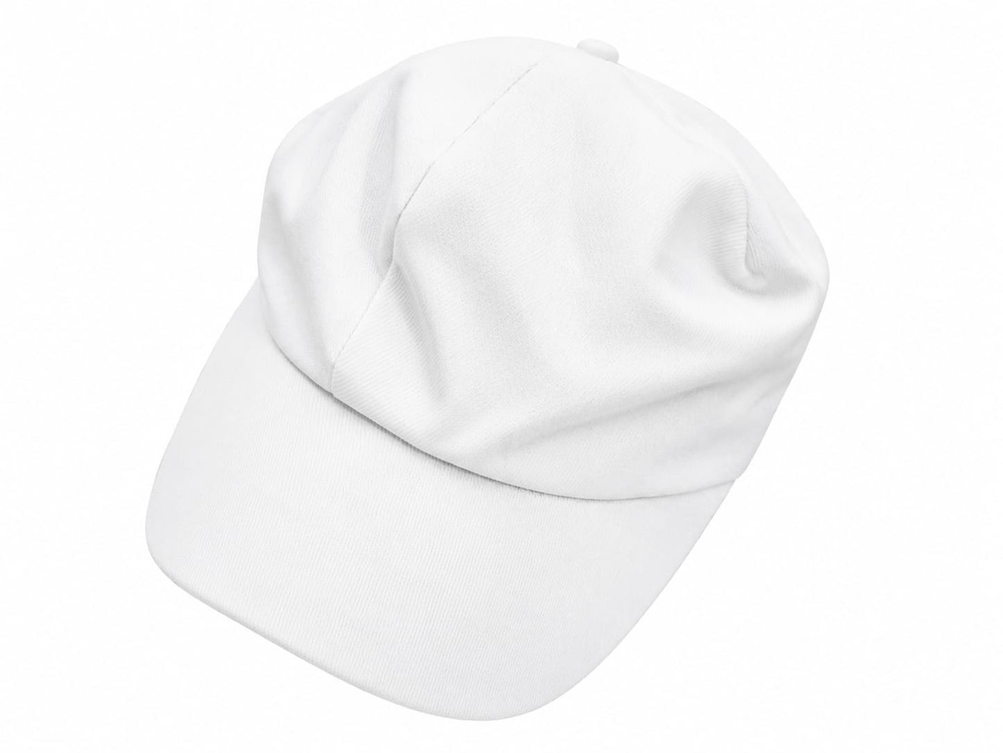 Custom White Cap Mockup | Plain Baseball Cap for Printing
