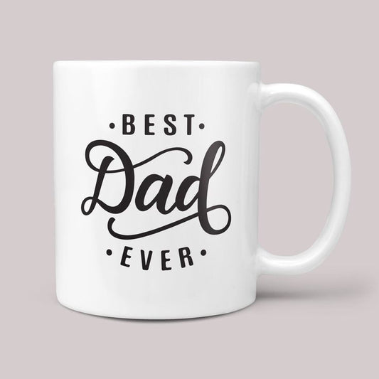 Best Dad Ever Print Mug Design