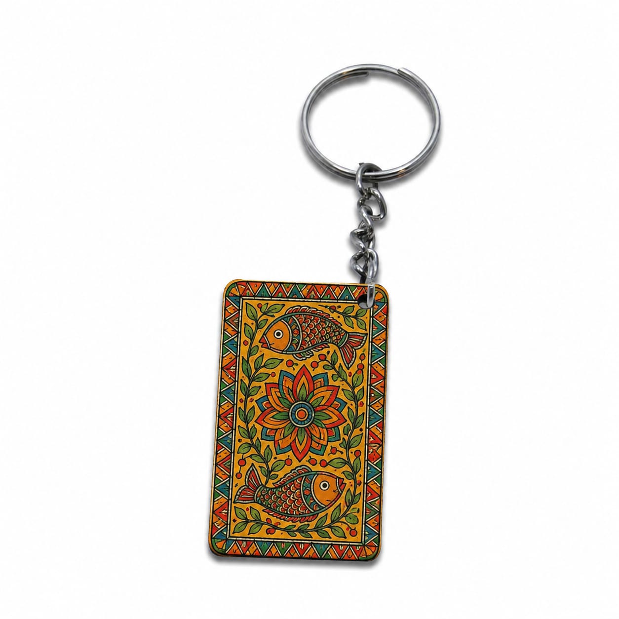 Mithila Art Printed Kitchen Towel | Traditional Madhubani Design | Sublimation Print | Soft & Reusable Kitchen Cloth