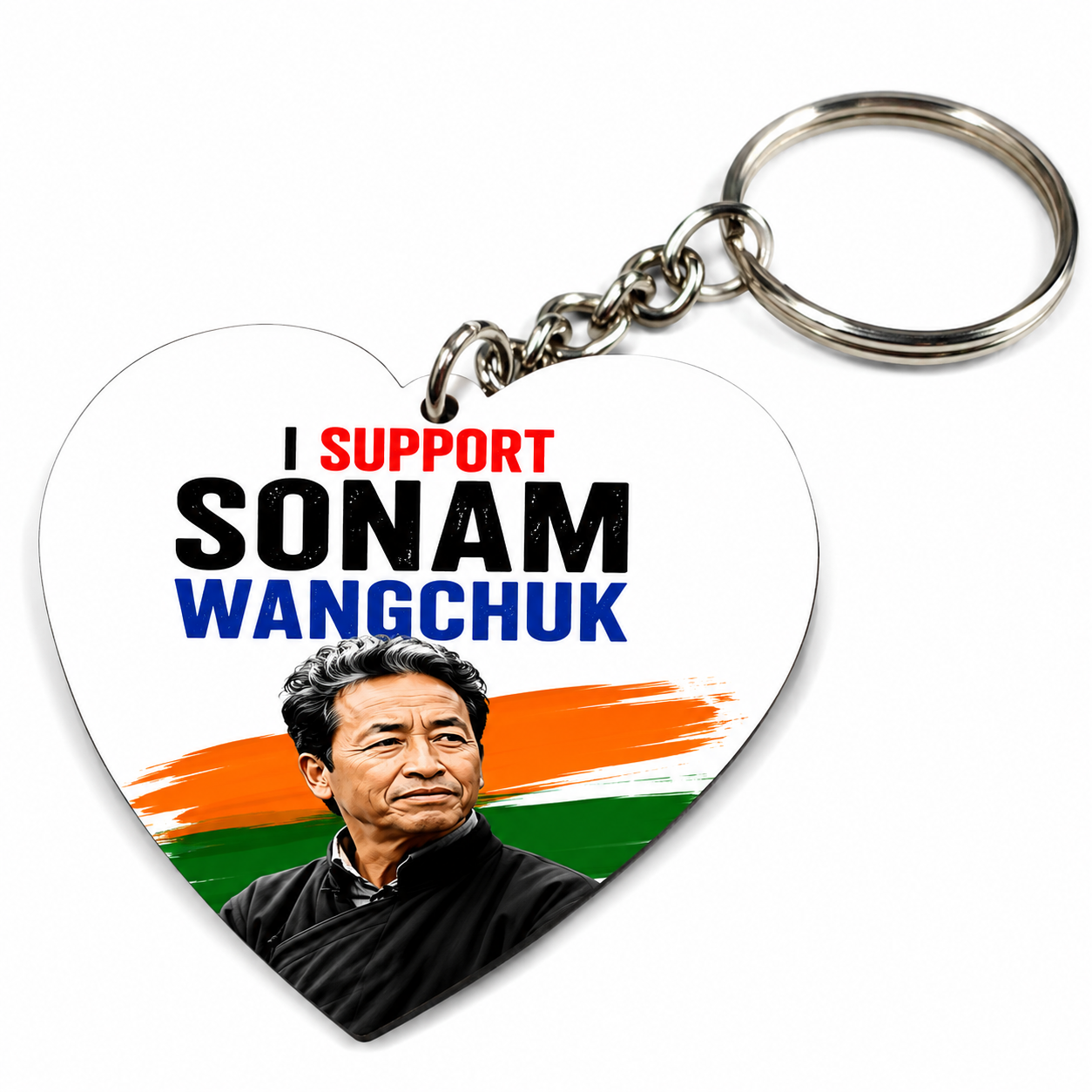 Sonam Wangchuk Logo Printed Keychain |