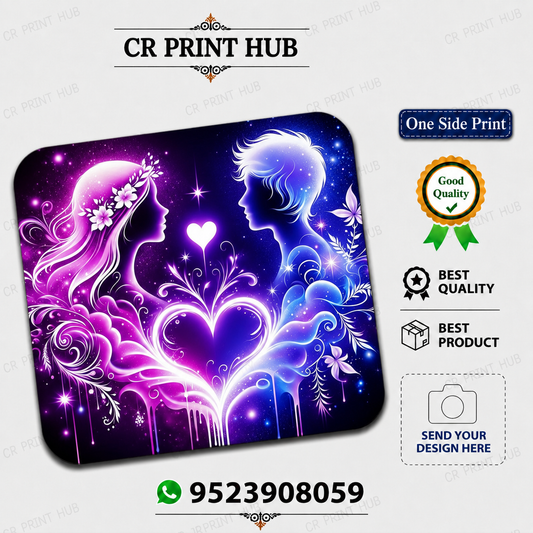Romantic Couple Love Theme Mouse Pad