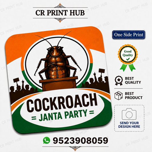 Cockroach Janata Party Printed Mouse Pad |